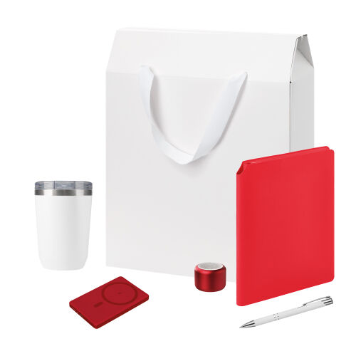Подарочный набор Welcome Pack Premium, красный (термокружка, кол 1 Подарочный набор Welcome Pack Premium, красный (термокружка, кол 1