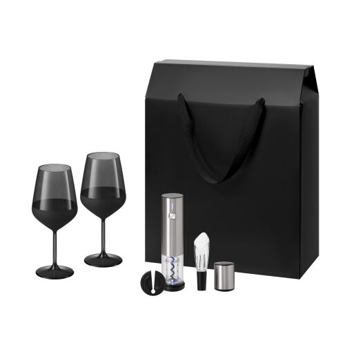 Подарочный набор Black Edition, Vintaro (2 бокала + набор для ви 1 Подарочный набор Black Edition, Vintaro (2 бокала + набор для ви 1