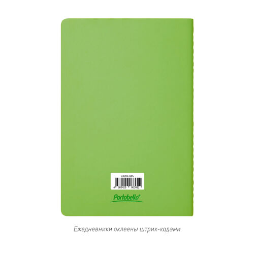 Блокнот Alpha slim, салатовый 7