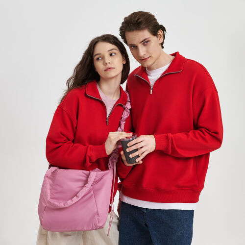 Толстовка на молнии унисекс FLOW, красная, размер XL/2XL 6 Толстовка на молнии унисекс FLOW, красная, размер XL/2XL 6