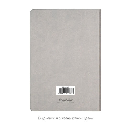 Ежедневник Latte NEW недатированный, серый/зеленый 7