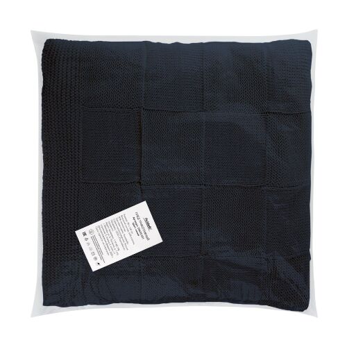 Плед Cella вязаный, синий (без подарочной коробки) 4