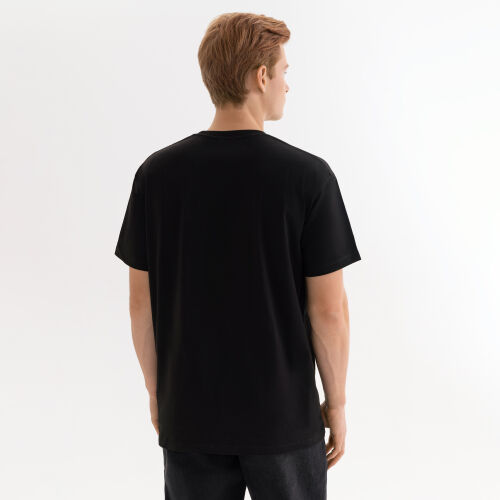 Футболка унисекс Крис (Kris), 150 гр., черная, размер S 2