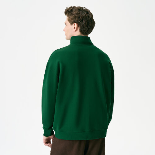 Толстовка на молнии унисекс Флоу (Flow), зеленая 1