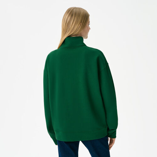 Толстовка на молнии унисекс Флоу (Flow), зеленая 6