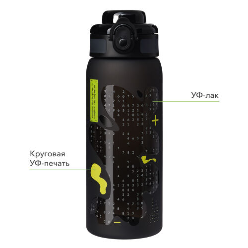 Бутылка для воды Ройс (Roys), черная 5