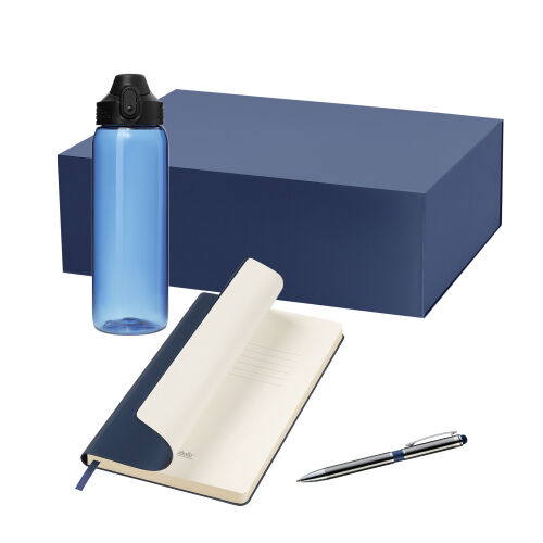 Подарочный набор Nevada, Star, синий (бутылка, ежедневник, ручка 1