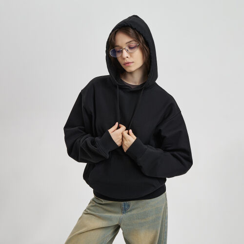 Худи релакс унисекс ADVENTURE, черный, размер XL/2XL 1 Худи релакс унисекс ADVENTURE, черный, размер XL/2XL 1