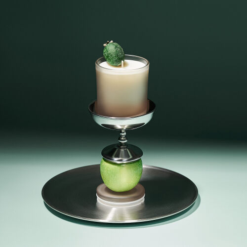 Ароматическая свеча Mizu, бежевая 7