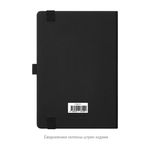 Ежедневник Alpha недатированный, черный/бежевый 1