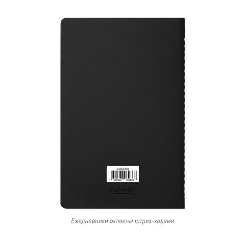 Блокнот Alpha slim, черный 3