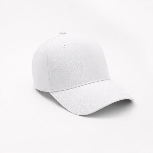 Бейсболка Фит (Fit), 5 клиньев, белый 1