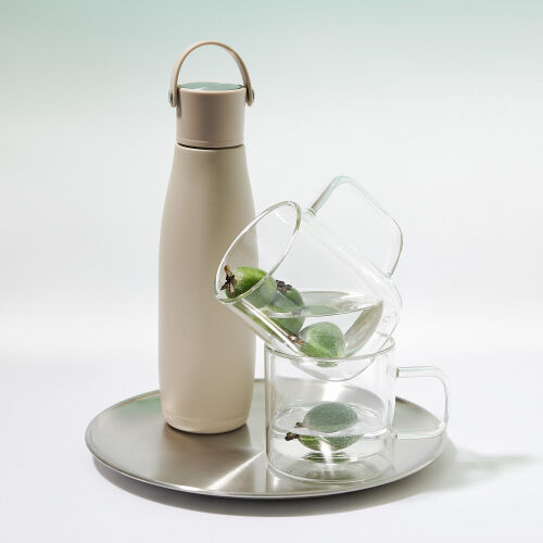 Кружка стеклянная с двойными стенками Viora 4