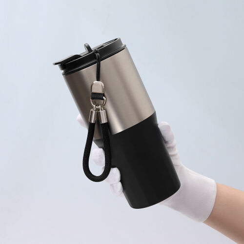 Термокружка вакуумная Авеню (Avenue), черная 2