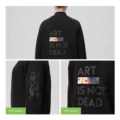 Толстовка на молнии, унисекс TORRES черная, размер XL 2