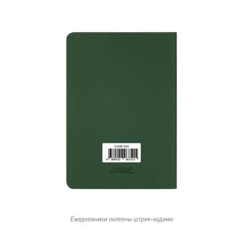 Ежедневник Spark mini A6 недатированный, зеленый 1