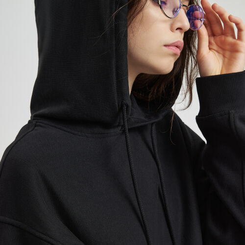 Худи релакс унисекс ADVENTURE, черный, размер XS/S 4