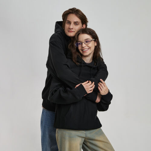 Худи релакс унисекс ADVENTURE, черный, размер XS/S 5