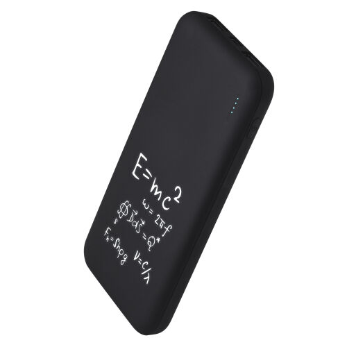 Внешний аккумулятор с подсветкой Люче (Luce) 10000 mAh, черный 5