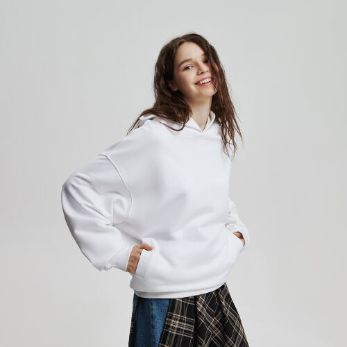 Худи оверсайз унисекс Фьюжн (Fusion), белый, размер 2XS 1