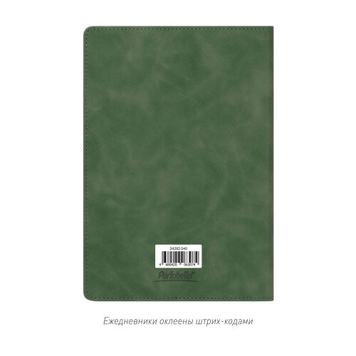 Ежедневник Verona недатированный, зеленый 6