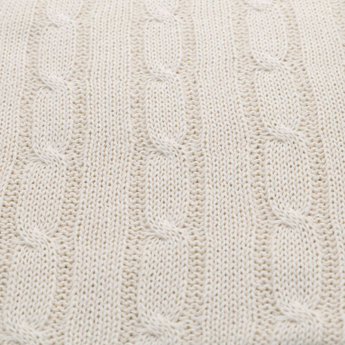 Плед Фадо (Fado) вязаный, бежевый (без подарочной коробки) 6