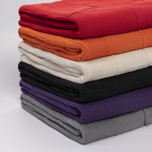 Плед Cella вязаный, серый (без подарочной коробки) 7