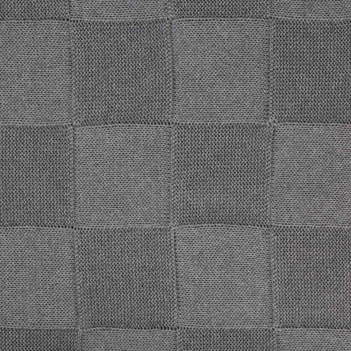 Плед Cella вязаный, серый (без подарочной коробки) 4