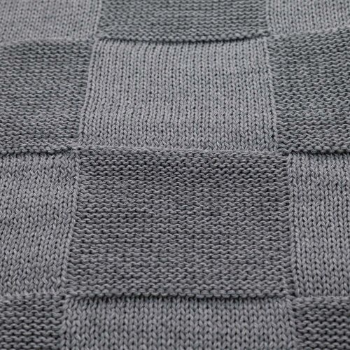 Плед Cella вязаный, серый (без подарочной коробки) 2