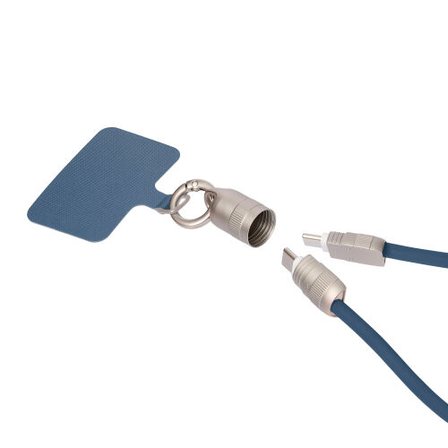 Кабель-ланьярд Корд (Cord), синий 2