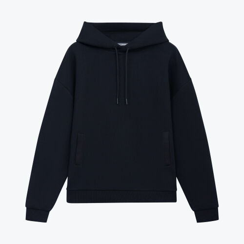 Худи релакс унисекс Баланс (Balance), с начесом, синий, размер XL/2XL