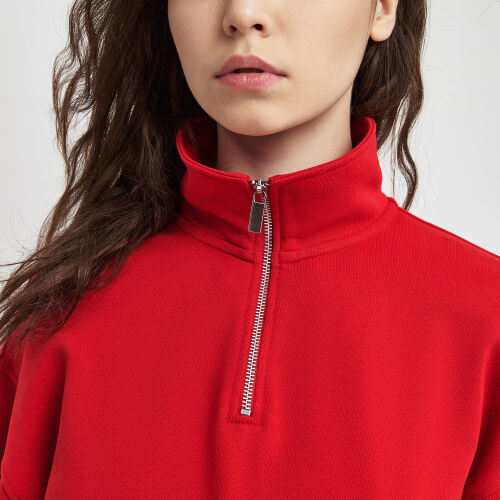 Толстовка на молнии унисекс FLOW, красная, размер 3XL/4XL 3