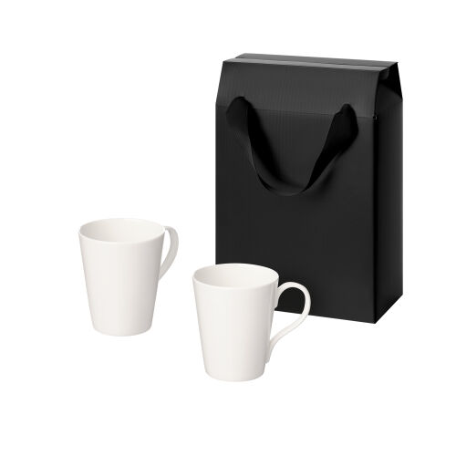 Подарочный набор Vesta в коробке-пакете (две фарфоровых кружки)