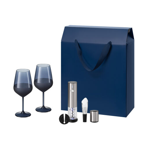 Подарочный набор Sapphire, Vintaro (2 бокала + набор для вина) 1 Подарочный набор Sapphire, Vintaro (2 бокала + набор для вина) 1