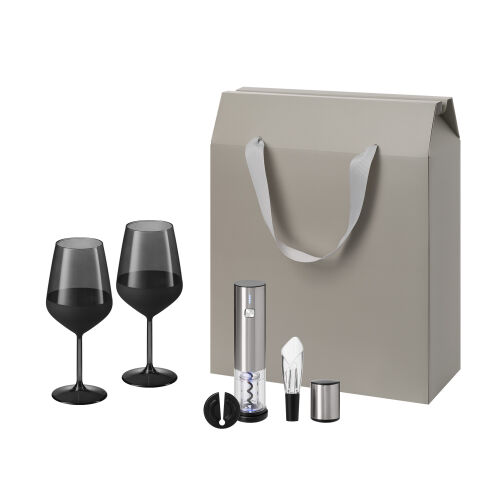 Подарочный набор Black Edition, Vintaro (2 бокала + набор для ви 1 Подарочный набор Black Edition, Vintaro (2 бокала + набор для ви 1