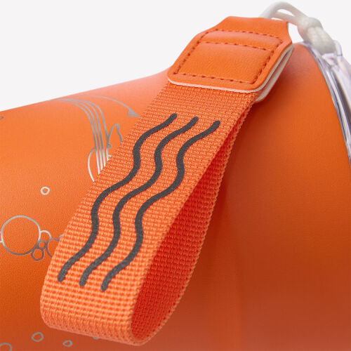 Термокружка вакуумная Монако (Monaco), оранжевая 4