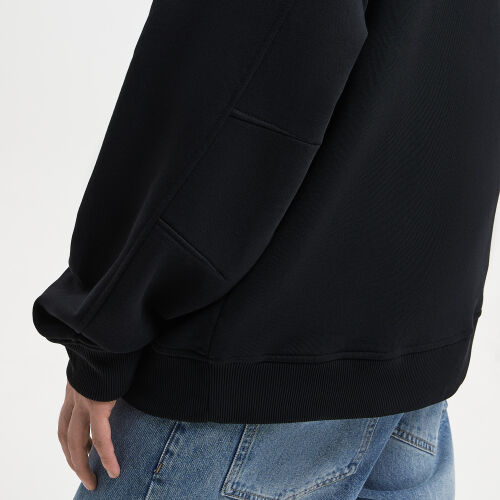 Худи оверсайз унисекс FUSION, черный, размер XL/2XL 4