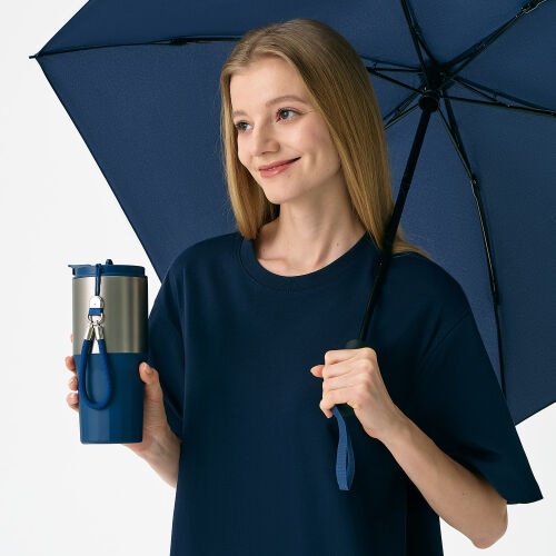 Термокружка вакуумная Авеню (Avenue), синяя 6