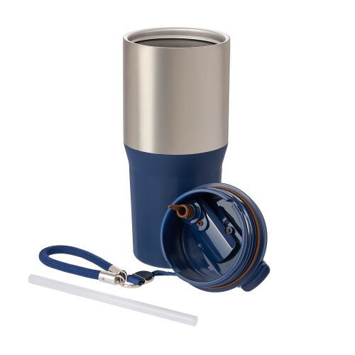 Термокружка вакуумная Авеню (Avenue), синяя 1