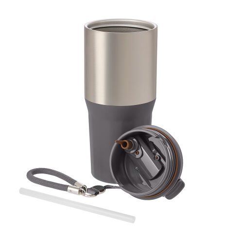 Термокружка вакуумная Авеню (Avenue), серая 3