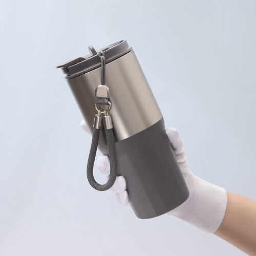 Термокружка вакуумная Авеню (Avenue), серая 4