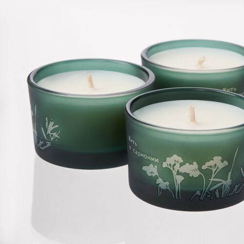 Набор ароматических свечей Сенто (Sento), зеленый 6