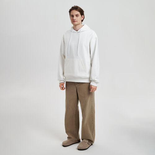 Худи релакс унисекс Адвенче (Adventure), белый, размер XL/2XL 2