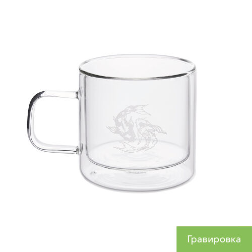 Кружка стеклянная с двойными стенками Луна (Luna) 4