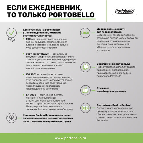 Ежедневник-портфолио Royal NEO недатированный в подарочной короб 7