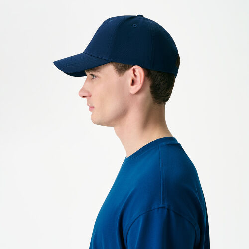 Бейсболка Фит (Fit), 5 клиньев, синий 2