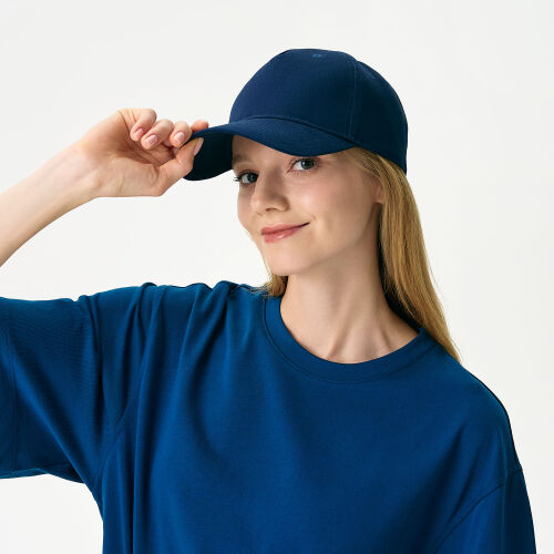Бейсболка Фит (Fit), 5 клиньев, синий 2