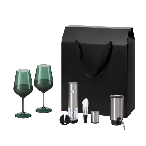 Подарочный набор Emerald, Vintaro, Dante (2 бокала + набор для в 1 Подарочный набор Emerald, Vintaro, Dante (2 бокала + набор для в 1