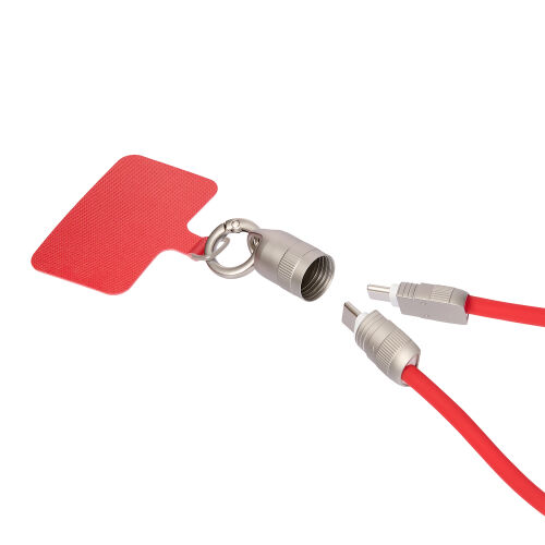 Кабель-ланьярд Корд (Cord), красный 3