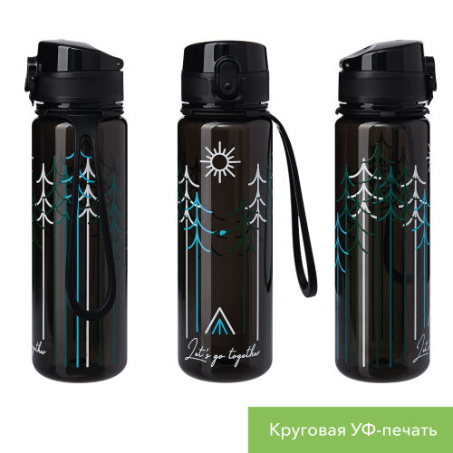 Бутылка для воды Комо, черная 6